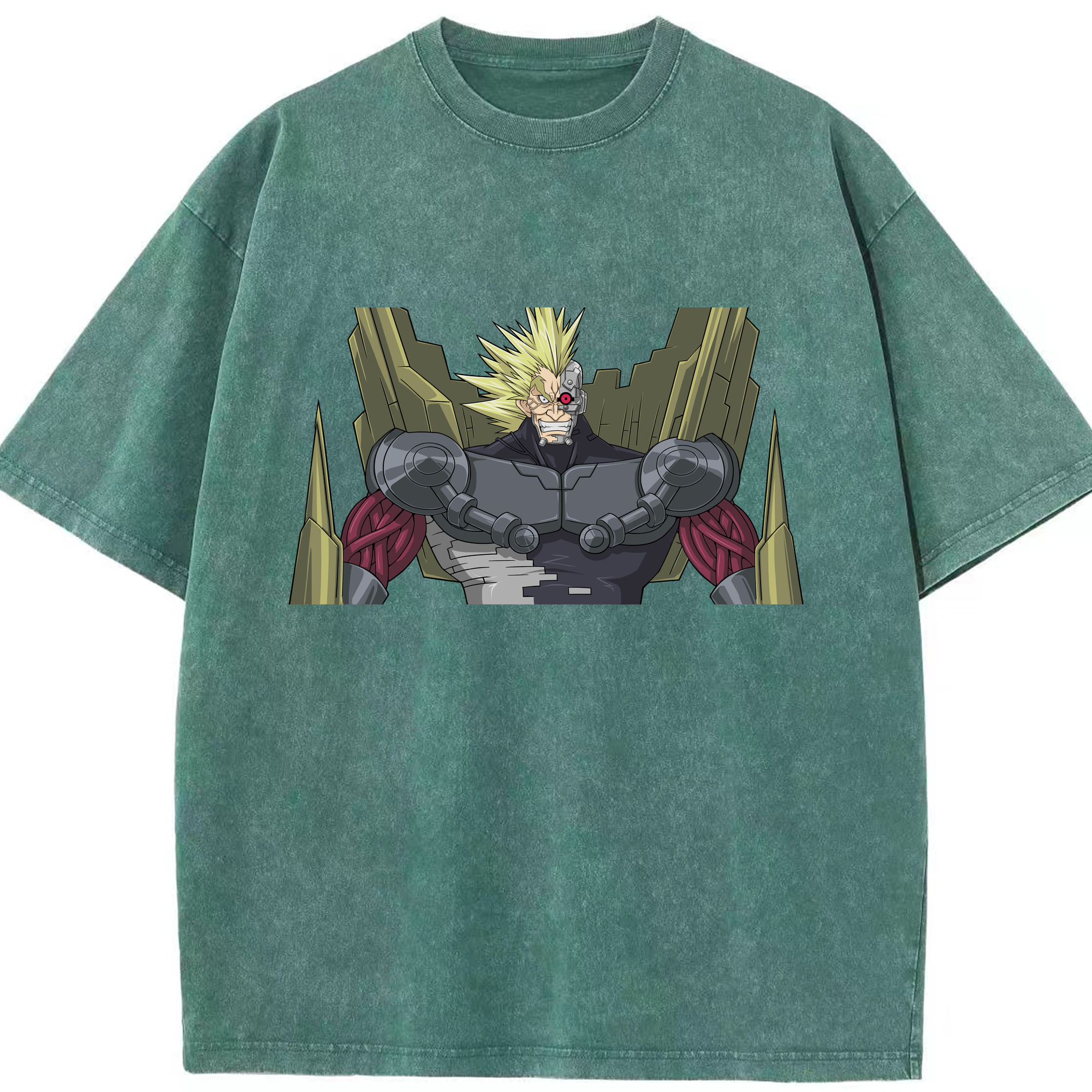 （画像用） 遊☆戯☆王 Yu-Gi-Oh! 綿100% ヴィンテージ風 半袖Tシャツ（フロントプリント）